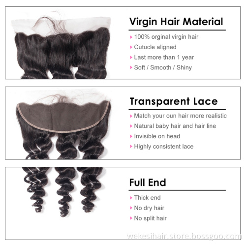 Hair Vendors Body Wave 360 Lace Frontal Closure Raw Cambodian Human Virgin Hair Swiss Lace Frontal